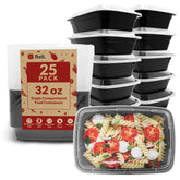 Reli meal prep 32oz container base—durable for batch cooking and weekday meals.
