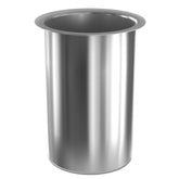 Reluen countertop utensil holder front view showing sturdy stainless steel for easy reach