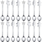 Remerry Christmas spoon with snowman handle for cozy coffee moments.