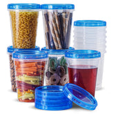 RFAQK 24-pack freezer containers with twist-top lids for meal prep and leftovers