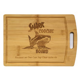 Rider Mike Shark Coochie board with an engraved pattern for stylish serving