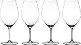 Riedel 00 Collection 001 red wine glass set of 4 with clear design for versatile use
