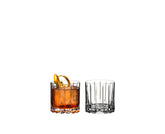 Riedel drink specific rocks glass with ice capacity for standard and large cubes