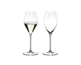 Riedel Performance champagne glass two-pack ideal for dry champagnes.