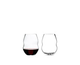 Riedel Swirl Red Wine Glass with easy-grip wavy silhouette for comfortable daily use.
