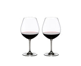 Riedel Vinum Pinot Noir Burgundy Red glass with balloon bowl enhances aroma and balance