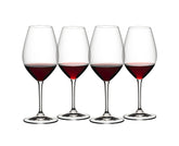Riedel Wine Friendly red glass set of four with 23 oz capacity for home tastings.