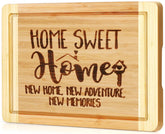 Ringshine home-sweet-home engraving cutting board, ideal for housewarming entertaining.