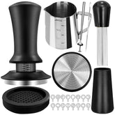 RIVKAWA 22-piece coffee tamper set with 51mm tamper for consistent home espresso