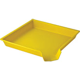 Rockler Easy Sorter Funnel Tray yellow shows durable design for quick small-part sorting.