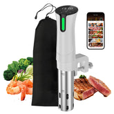 Rocyis 5G WiFi sous vide machine control panel for precise, hands-free cooking.