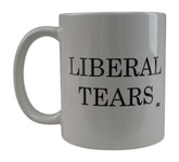 Rogue River Tactical Liberal Tears mug front view, humor for conservatives.