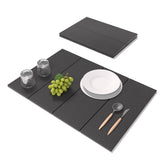 ROLENTIC large stone drying mat on the kitchen counter for quick, towel-free drying.