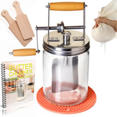 Roman Ventures Dazey butter churner set for home slow-churned butter production