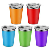 Rommeka kids cups with lids provide spill-proof performance for busy days.