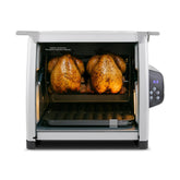 Ronco 6000 Platinum rotisserie spit assembly enables even browning and juiciness.