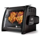 Ronco Modern Rotisserie Oven with turkey for juicy, evenly browned results.