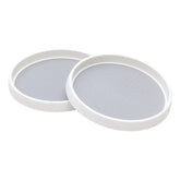 Roninkier pantry lazy-susan 10inch turntable keeps spices neatly organized and accessible.