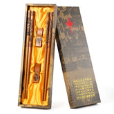 Rosgel dragon phoenix chopsticks set with beech wood and carvings for refined meals