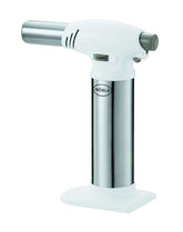 Rösle 12844 creme brulee torch on topple-free base for safe use
