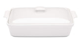 ROSSALLINI stoneware casserole dish with lid, ideal for even heat distribution and serving.