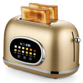 Roter Mond toaster touchscreen panel for precise browning and effortless control.