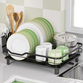 ROTTOGOON dish drying rack in stainless steel resists rust for daily kitchen use.