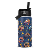 ROVOZAR Monster Truck bottle front view for daily school hydration