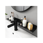 ROYALITA 17-inch over-faucet shelf fits most faucets and maximizes counter space.
