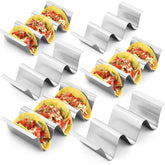 RTT Taco Holder Stand six-pack on table keeps shells upright.