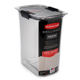 Rubbermaid Brilliance 16-Cup container front view with clear visibility for quick inventory.