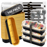 Ruckae mini loaf pans with lids and spoons for easy home baking