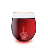 RUGLUSH middle finger wine glass shows cheeky design for playful gatherings
