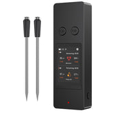 Ruideecook-US 800FT thermometer front view with dual probes for two dishes