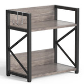 RUILALIFE two-tier spice rack on countertop keeps spices organized and accessible.