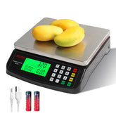 RUJIXU large digital kitchen scale with LCD display providing precise readings for kitchen tasks.