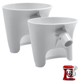 RWIXR flour funnel front view guiding precise pours for a cleaner kitchen