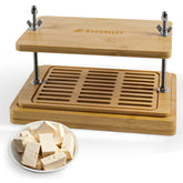 Ryevalley bamboo tofu press front view for steady moisture removal and durability
