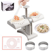 Sameme double head dumpling maker creating two neatly wrapped dumplings quickly