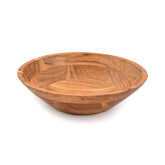 Samhita Acacia bowl front view showing warm natural grain for stylish table use