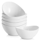 Samsle porcelain small bowls for ice cream, modern presentation