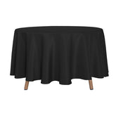 Sancua round tablecloth 90-inch on table with water-resistant protection for meals