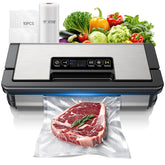 Sandifeng 95kPa vacuum sealer front view with touch display for quick airtight sealing.