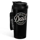 SANDJEST Dad Tumbler 18 oz insulated for on-the-go beverages.