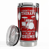 SANDJEST Drummer Tumbler front view keeps drinks cold