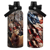 SANDJEST hunting water bottle 32oz viewed for all-day hydration