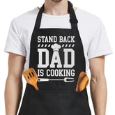 SANDJEST men's apron with pockets, perfect for quick BBQ tasks