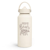 SANDJEST Mom Water Bottle 32oz with stainless steel insulation and leakproof lid for on-the-go hydration.