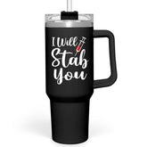 SANDJEST 40oz tumbler with handle for all-day hydration on shift.