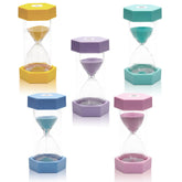 SANDTIMER Macaron hourglass 3 minutes supports classroom timing.